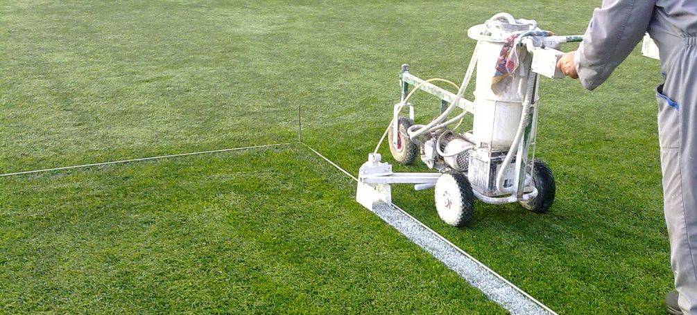 tracciatura campo spotivo cagliari sardegna